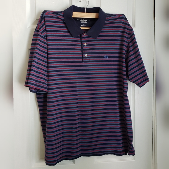 Brooks Brothers Other - Brooks Brothers Navy Blue Red Striped Polo